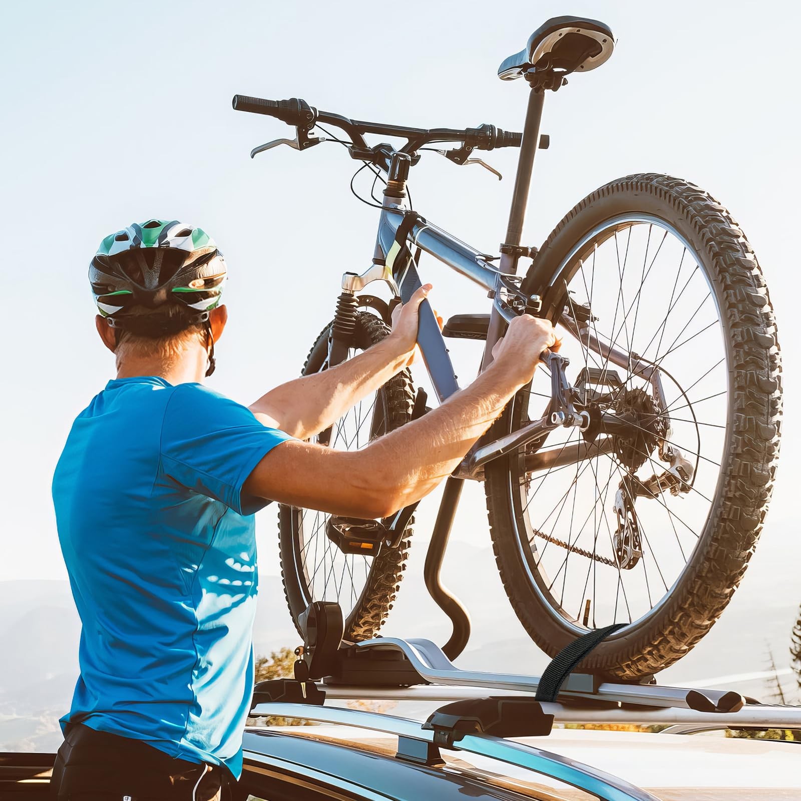 Tie Down Straps, 4 Pack Small Ratchet Straps with Buckles, Black