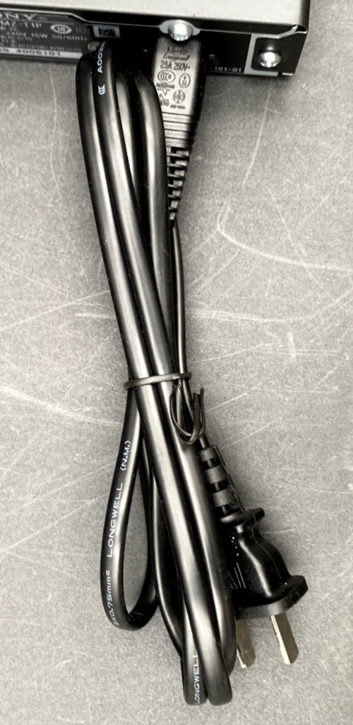 SONY HM2-T1 HEAD MOUNTED DISPLAY 3D HEADSET VIEWER & PROCESSOR, CABLES, ETC.