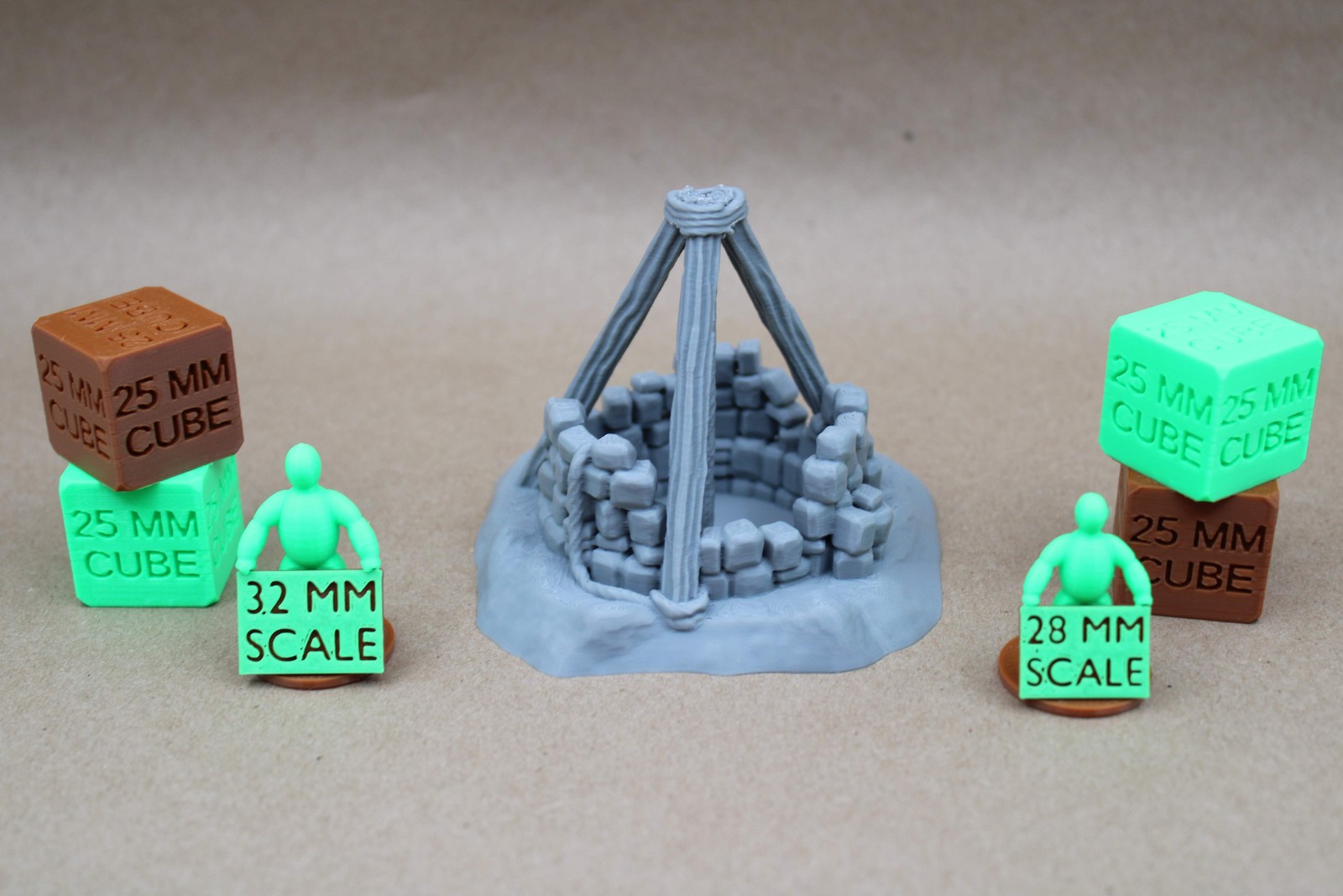 Tabletop Terrain 17 Plus Piece Ruin Scatter Table Set 28mm skirmish rpg wargame