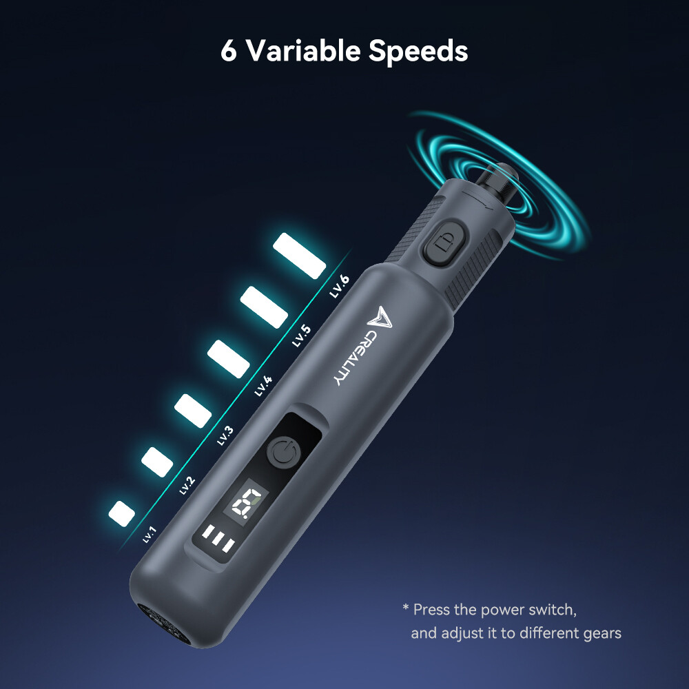 Creality Cordless Rotary Tool Kit 3.7V with Multi-functional 6 Variable Speeds