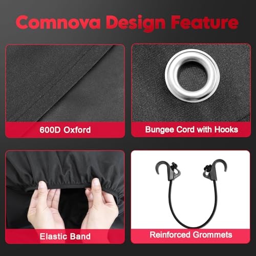 RV Tire Covers 4 Pack, Tough Tire L - Fit Tire Diameter 30"-32" Black - 4 Packs