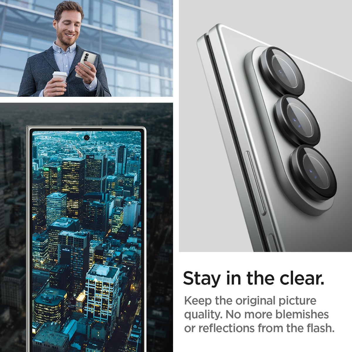 For Galaxy Z Fold 7 | Spigen [Glas.tR EZ Fit Optik Pro] Camera Lens Protector