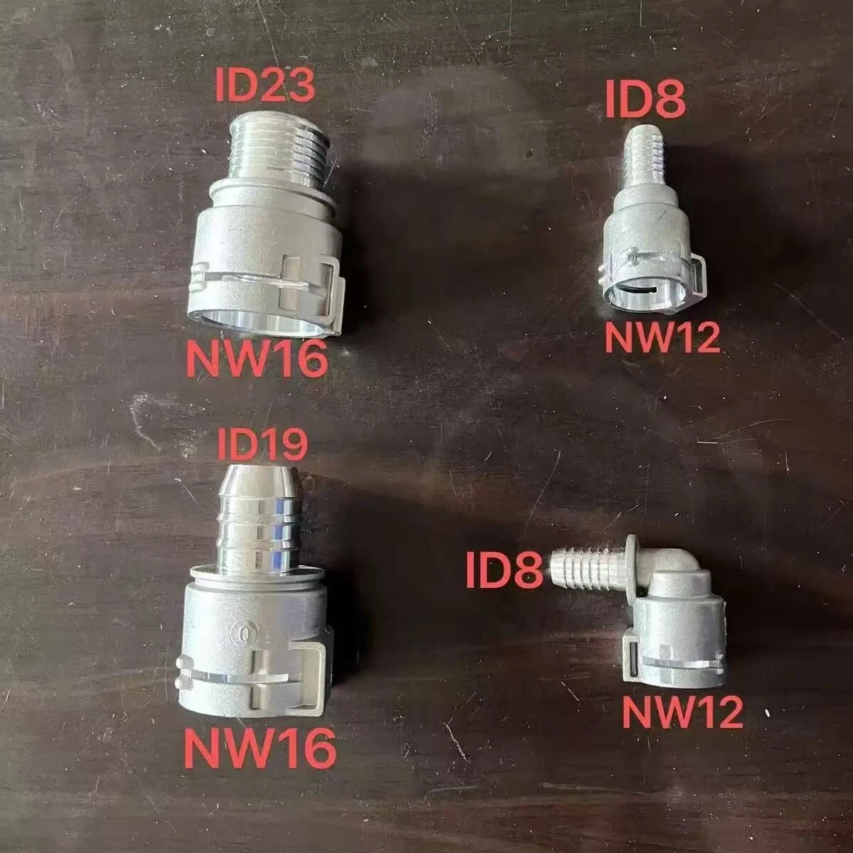 aluminum coolant water radiator hose connectors for BMW cars all models (11pcs)