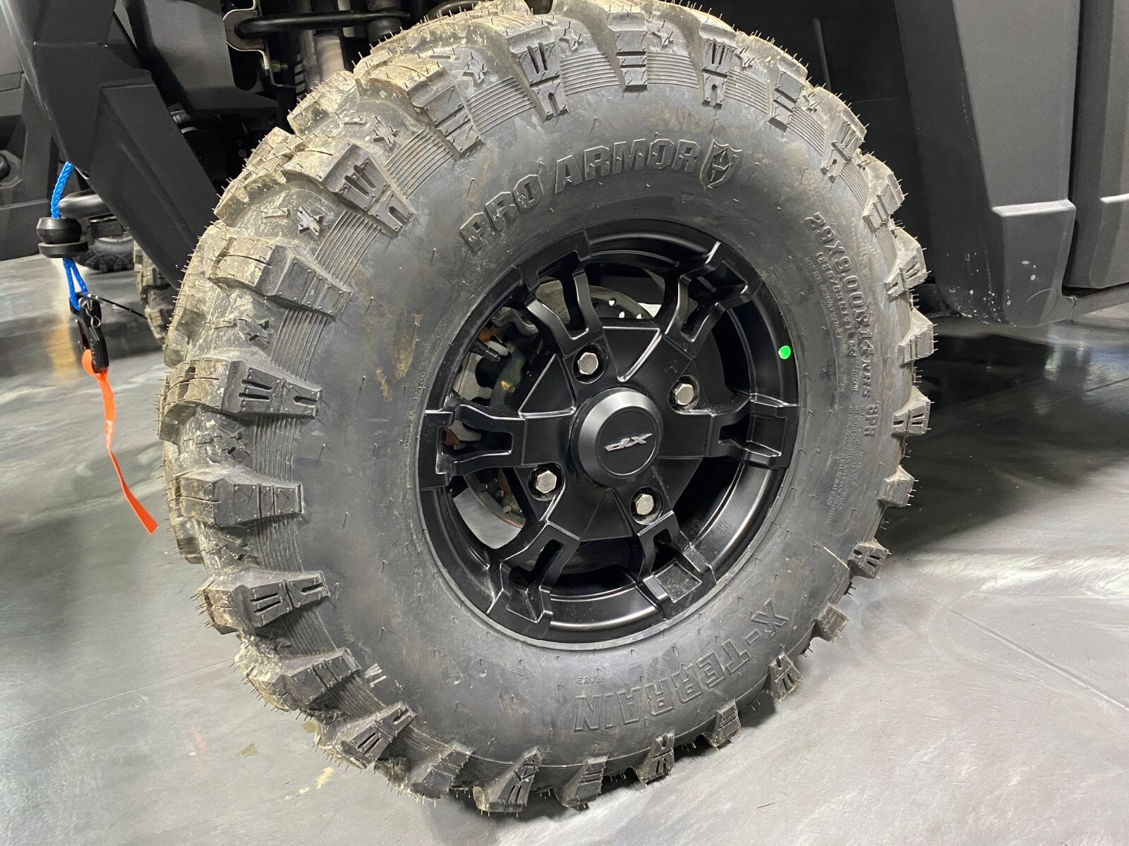 2022-2025 Polaris Ranger XP 1000 OEM Black Front Rim Wheel 1525247-458