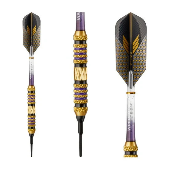 VIPER WIZARD SOFT TIP DARTS 18 GR DIAMOND CUT BARREL NEW SHIP FREE FREE FLIGHTS