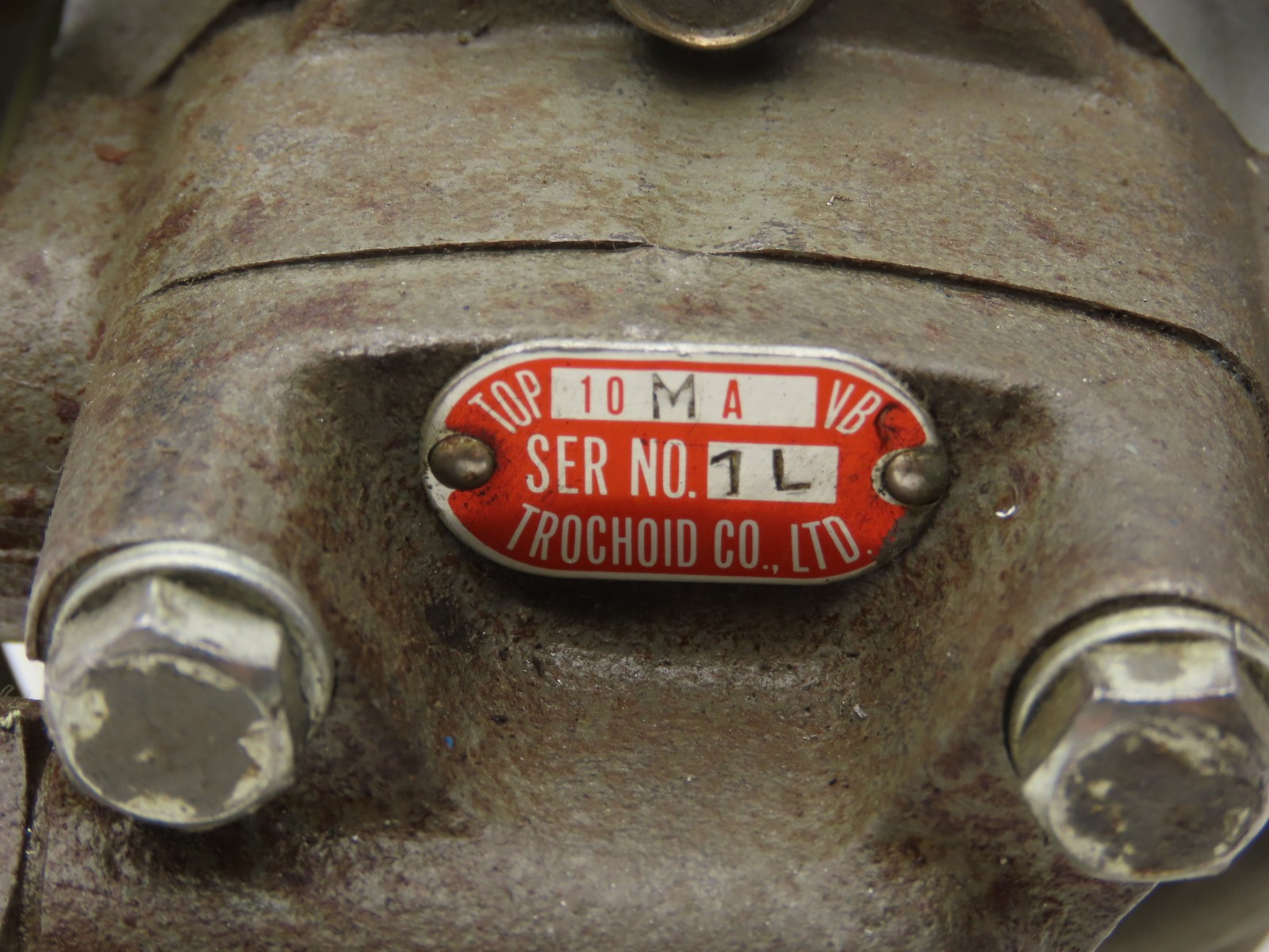 Nippon TOP-IME75-1 Trochoid Gerotor Hydraulic Pump Motor 4P 220V TOP-10-MA-VB