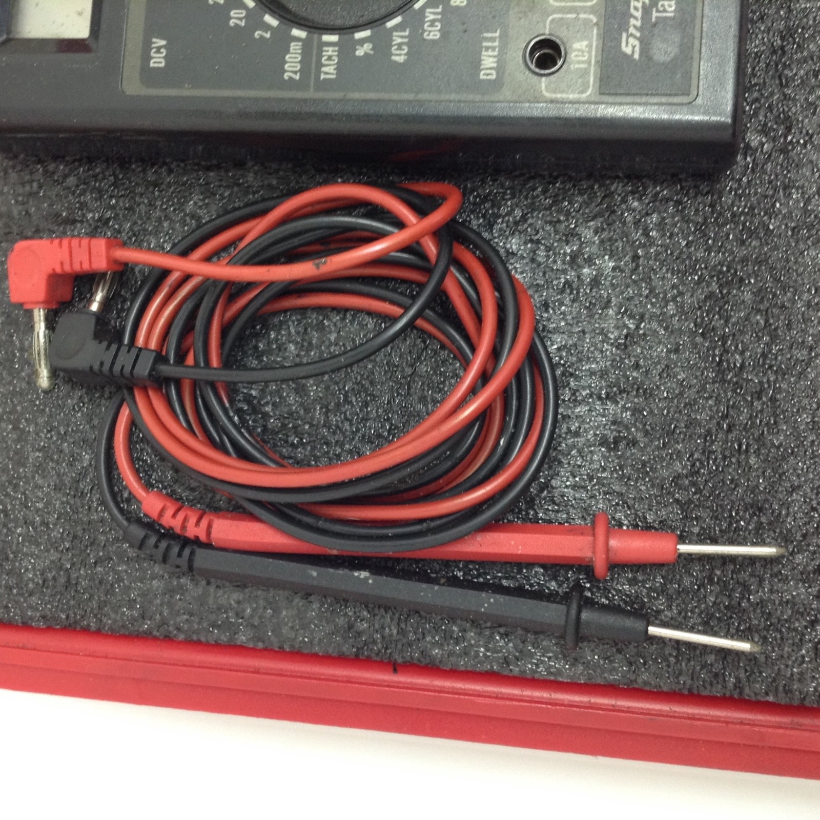 Snap-On 250 Digital Inductive Tach/Dwell Multimeter w/ Carrying Case