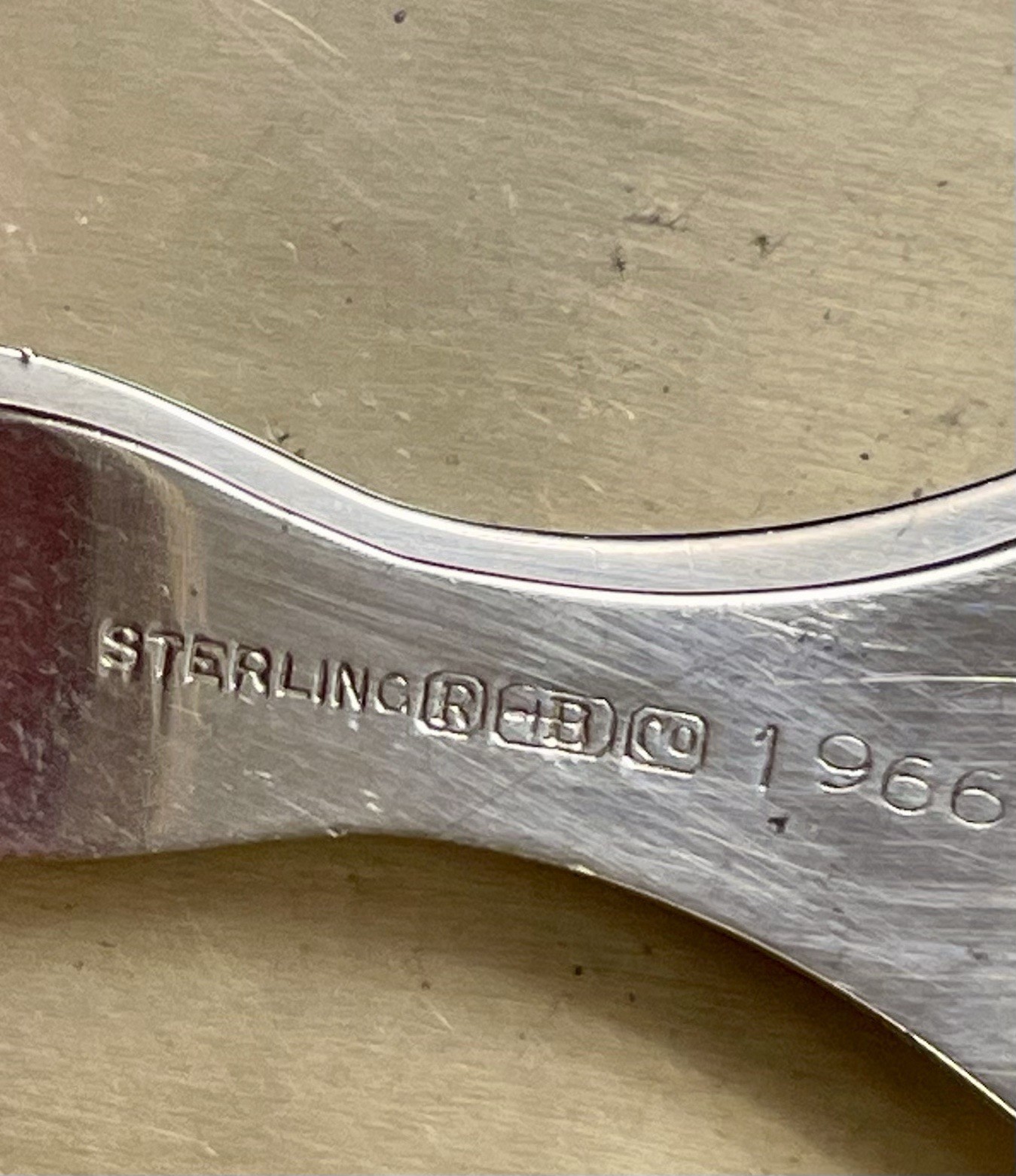 R Blackinton Co Cigarette Case Sterling Silver Vintage