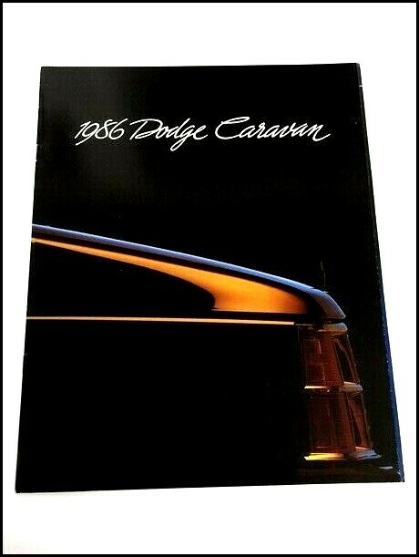 1986 Dodge Caravan 16-page Original Car Sales Brochure Catalog
