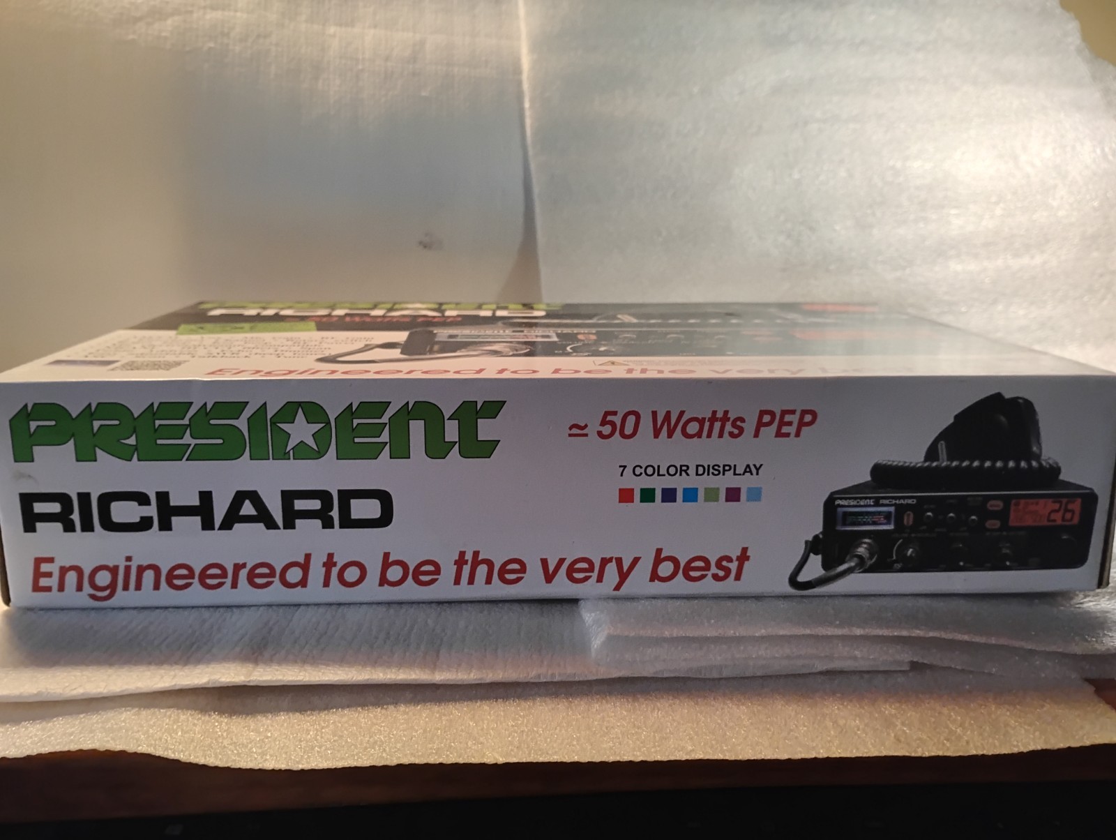 President Richard - Black - 10m 50W FM/AM Radio Transceiver New in Box