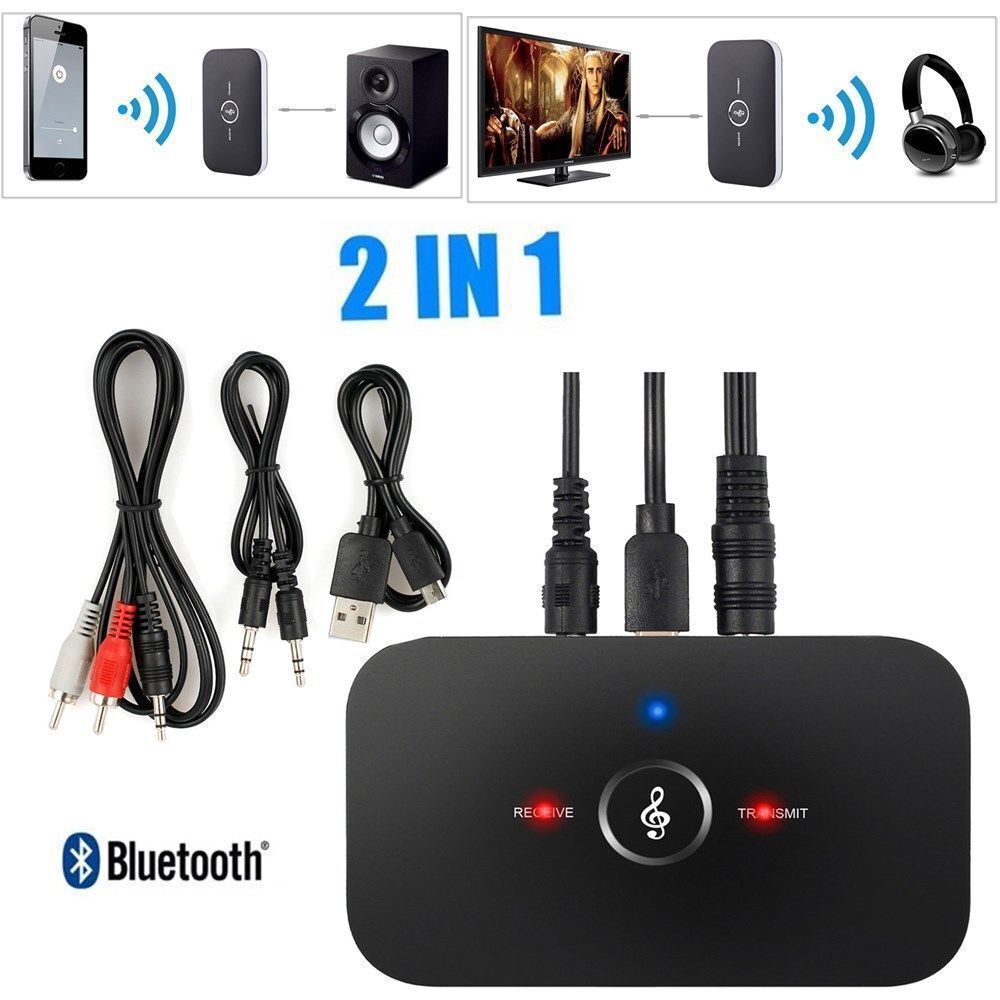 Bluetooth Transmitter & Receiver Wireless Adapter For Home stereos/speakers Lot