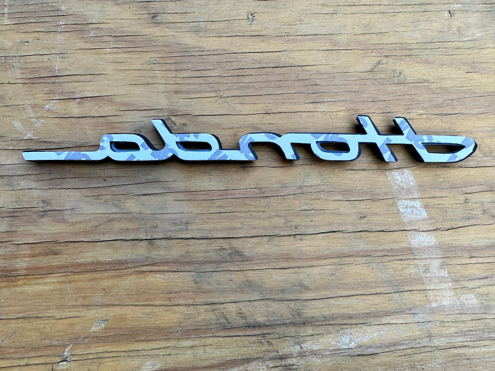 Emblem Old Vintage Script Badge Classic Decal Chrome Logo Auto Moto For HONDA