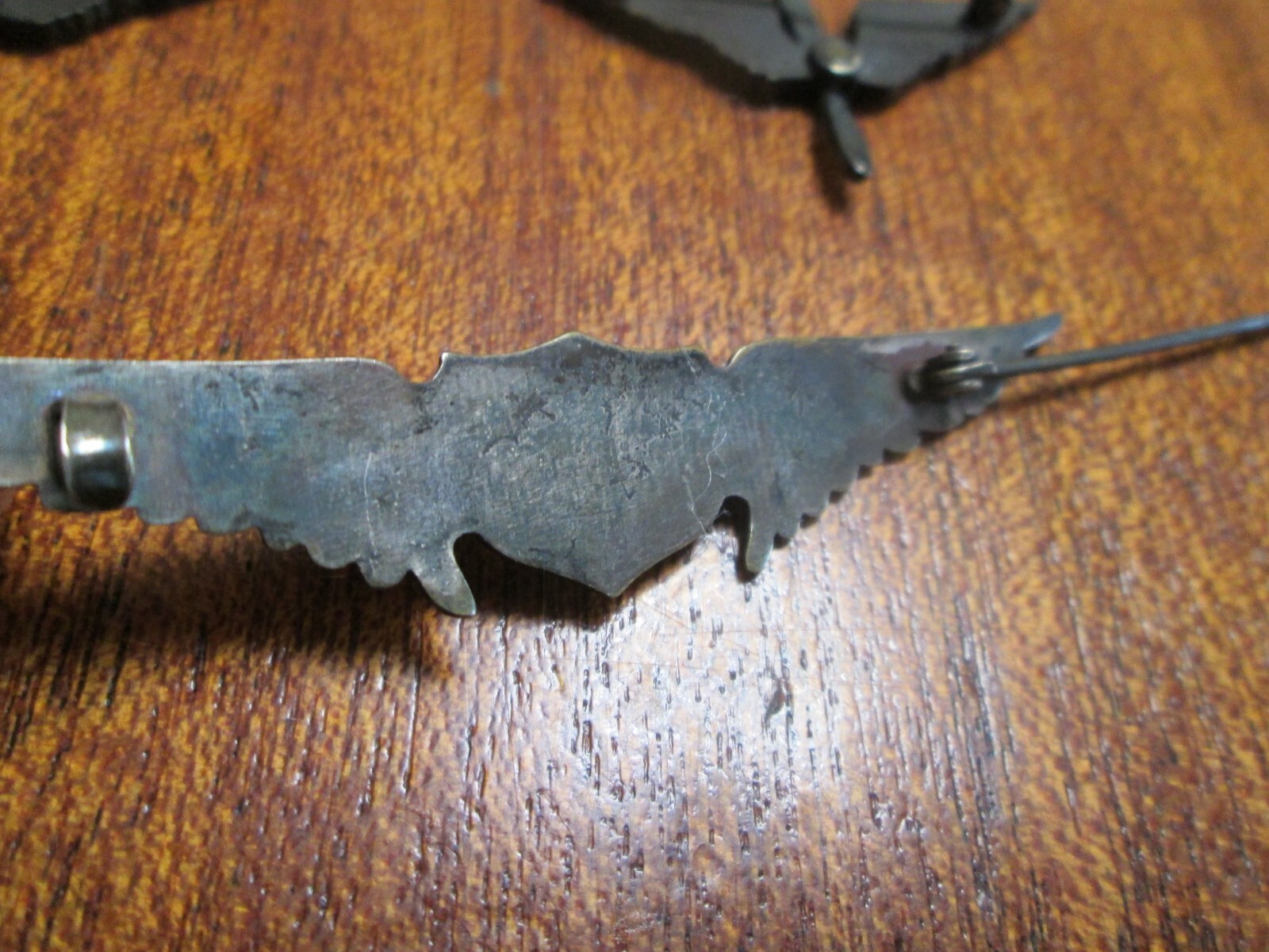 ORIGINAL World War I Silver Pilot's Wings W/ Gold US, plus matching insignia