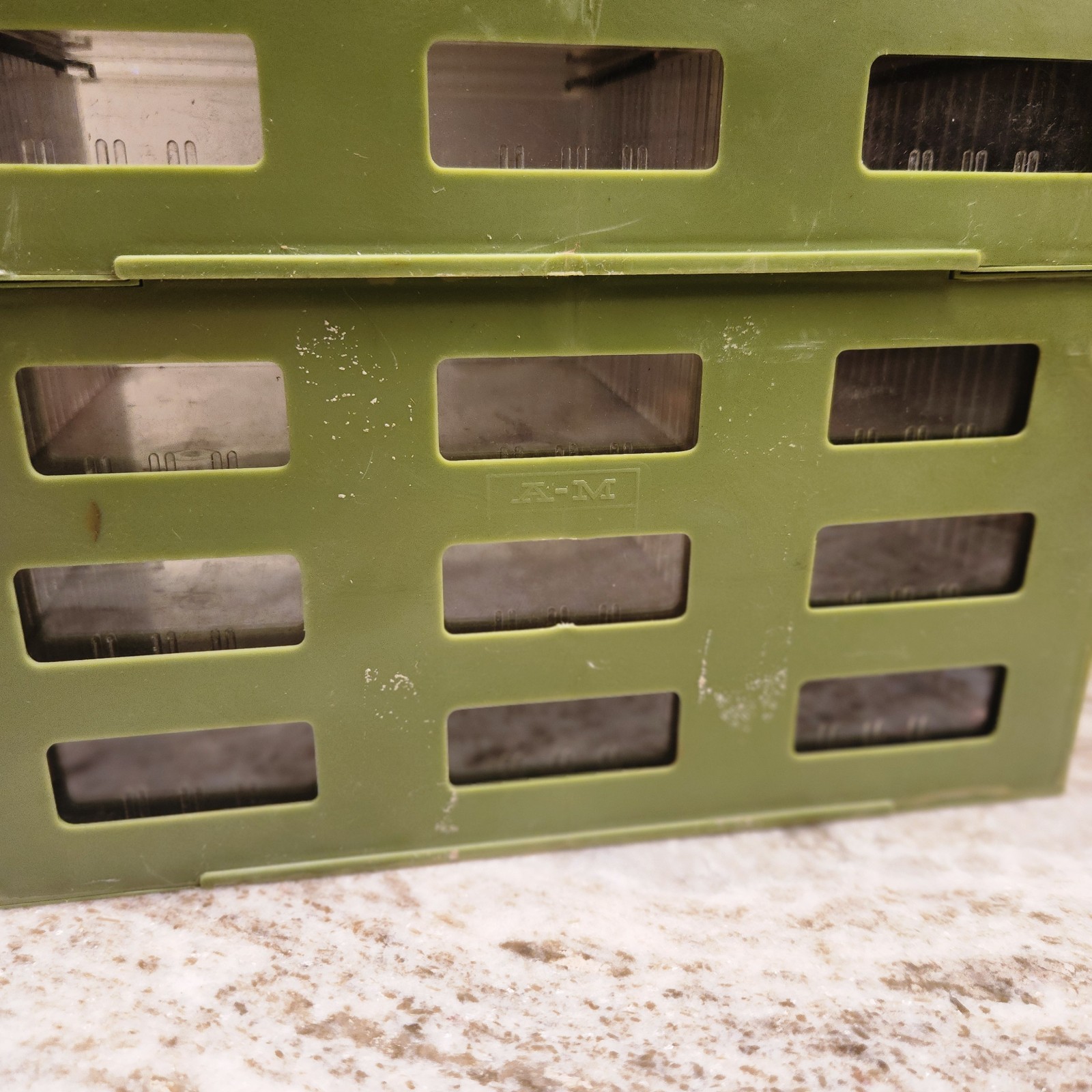 Akro-Mils Green 27 Drawer Storage Cabinet P-1. Bin organizers