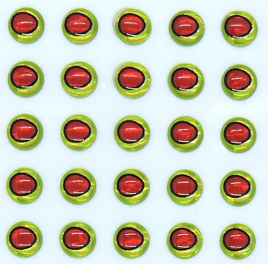 3D-Holographic Fishing Lure Eyes for Fly Tying 4MM, 5MM, 6MM, 7MM, 8MM