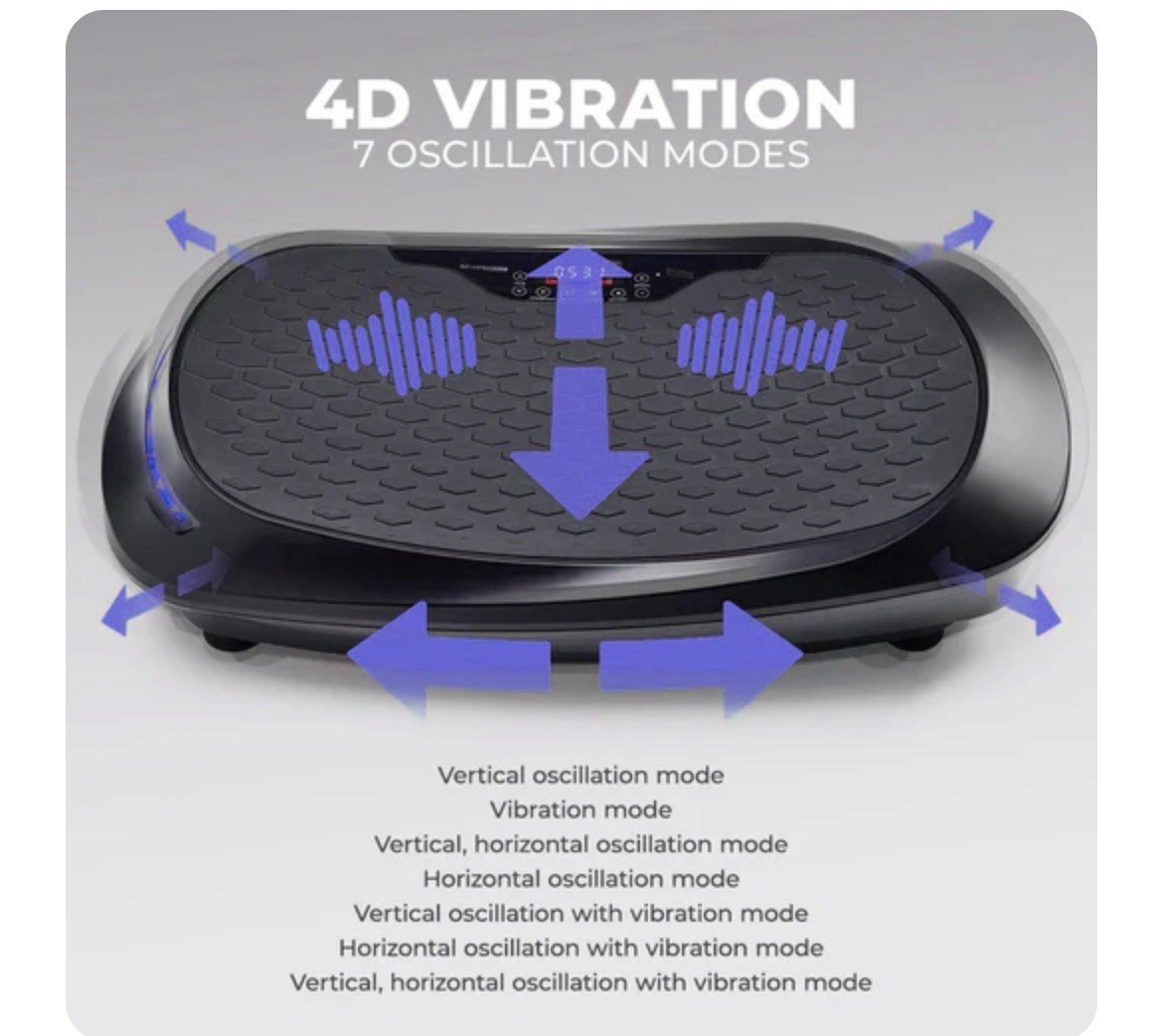 Multifunction Vibration Plate Exercise machine model 550 Inchinerator