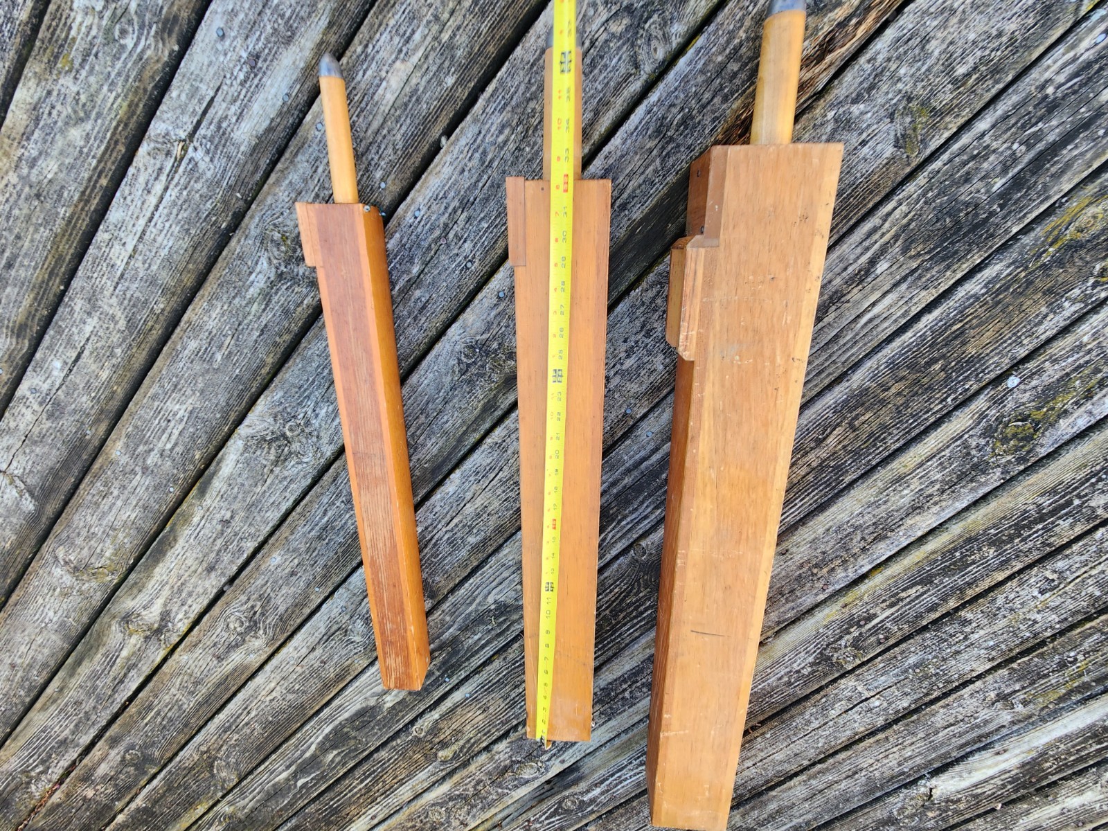 Pipe Organ Wood Flute Large Repurpose Decor Vintage Lot 3 Steampunk Church Prop