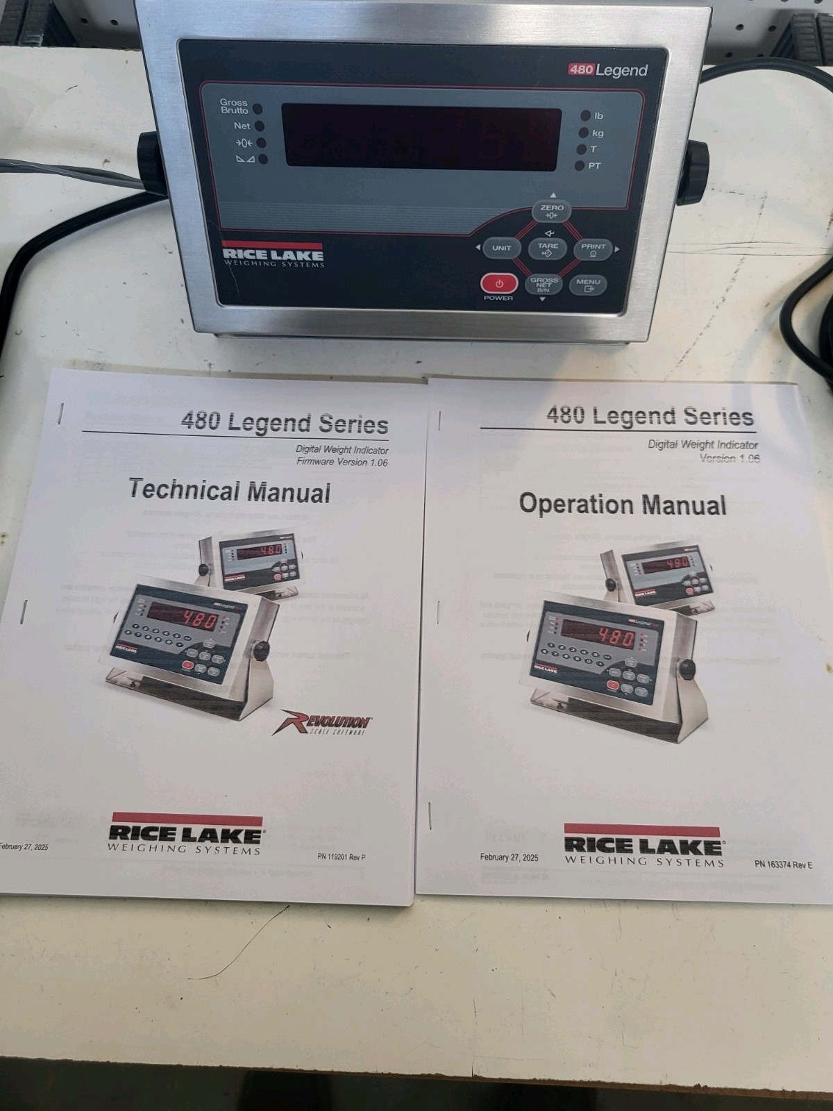 Rice Lake NTEP Legal-For-Trade 480/Analog Output Option IP66 SS weight indicator