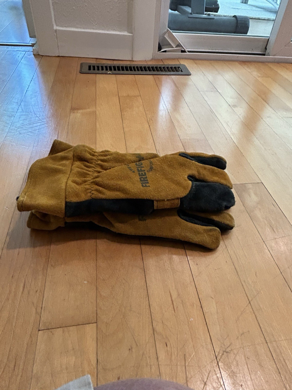 FireFighter + Brand The Glove Corp. Manufactured Firefighter Gloves Size XL-NICE