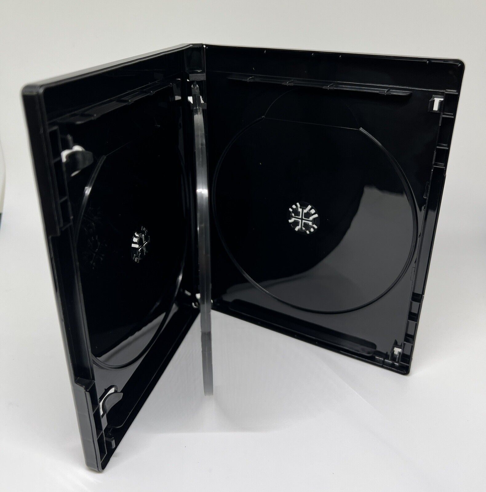 NEW 15mm 4K ULTRA HD BLACK 4-DISC CASE, BOOKLET CLIPS, SLEEVE, PS4-15MM UHD(O23)