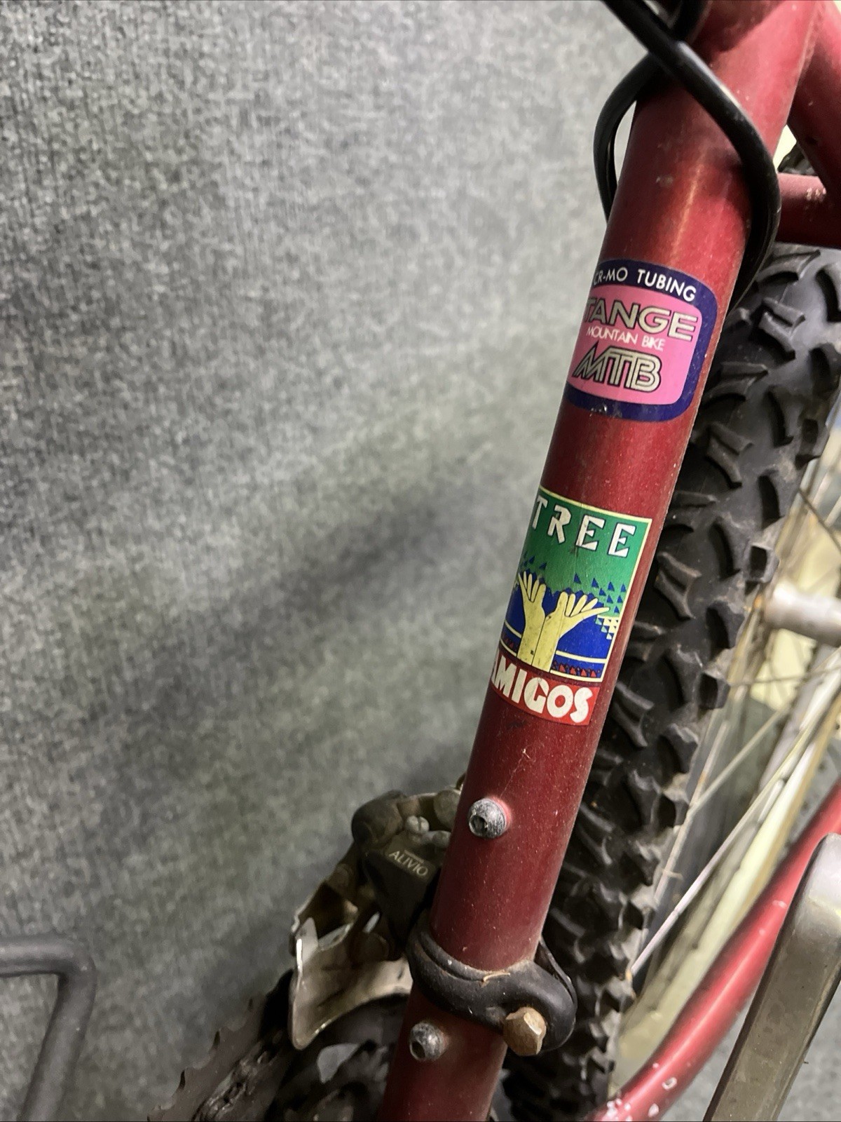 BARRACUDA A2B “TREE AMIGOS” Red/White MOUNTAIN BIKE OG DURANGO, CO RARE 1994