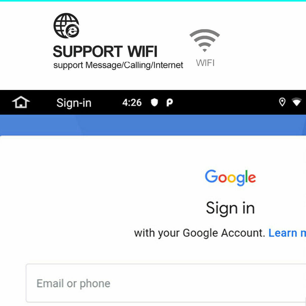 10 Inch Double 2 Din Car Stereo Radio Android GPS Wifi Touch Screen FM Player