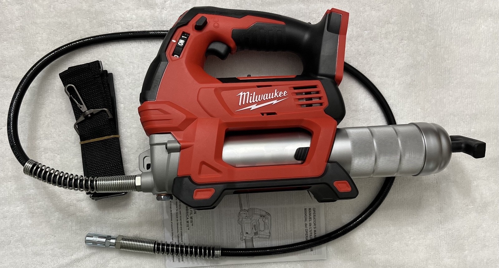 New Milwaukee 2646-20 M18 18V 18 Volt Li-ion Cordless Grease Gun Bare Tool