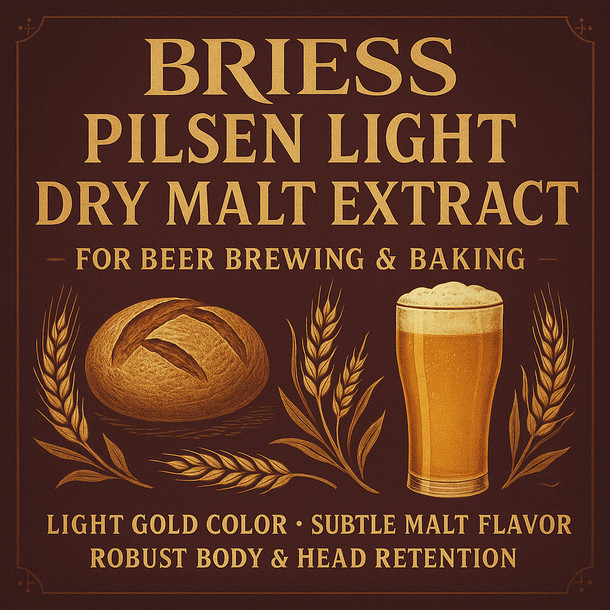 Briess Briess Pilsen Light Dry Malt Extract 50 Lb