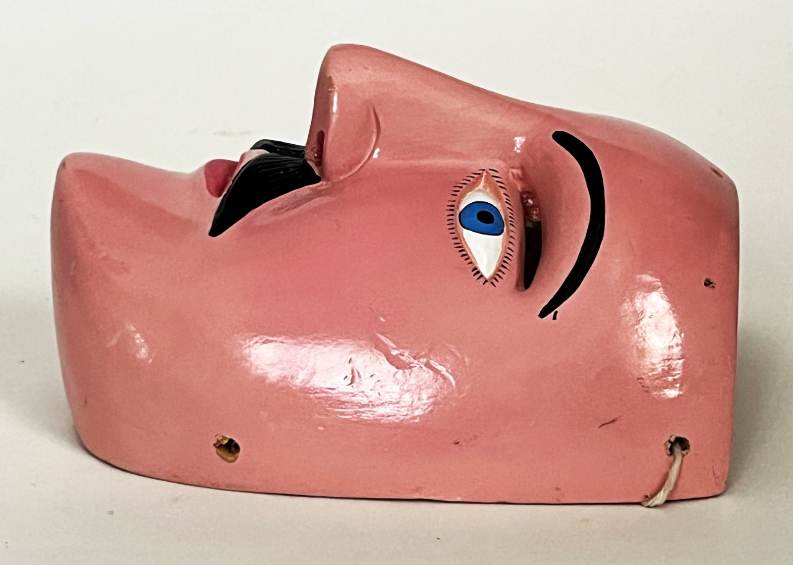 FELIPE HORTA TOCUARO MICHOACAN CURPITES WOOD DANCE MASK MEXICAN FOLK ART VIEJITO