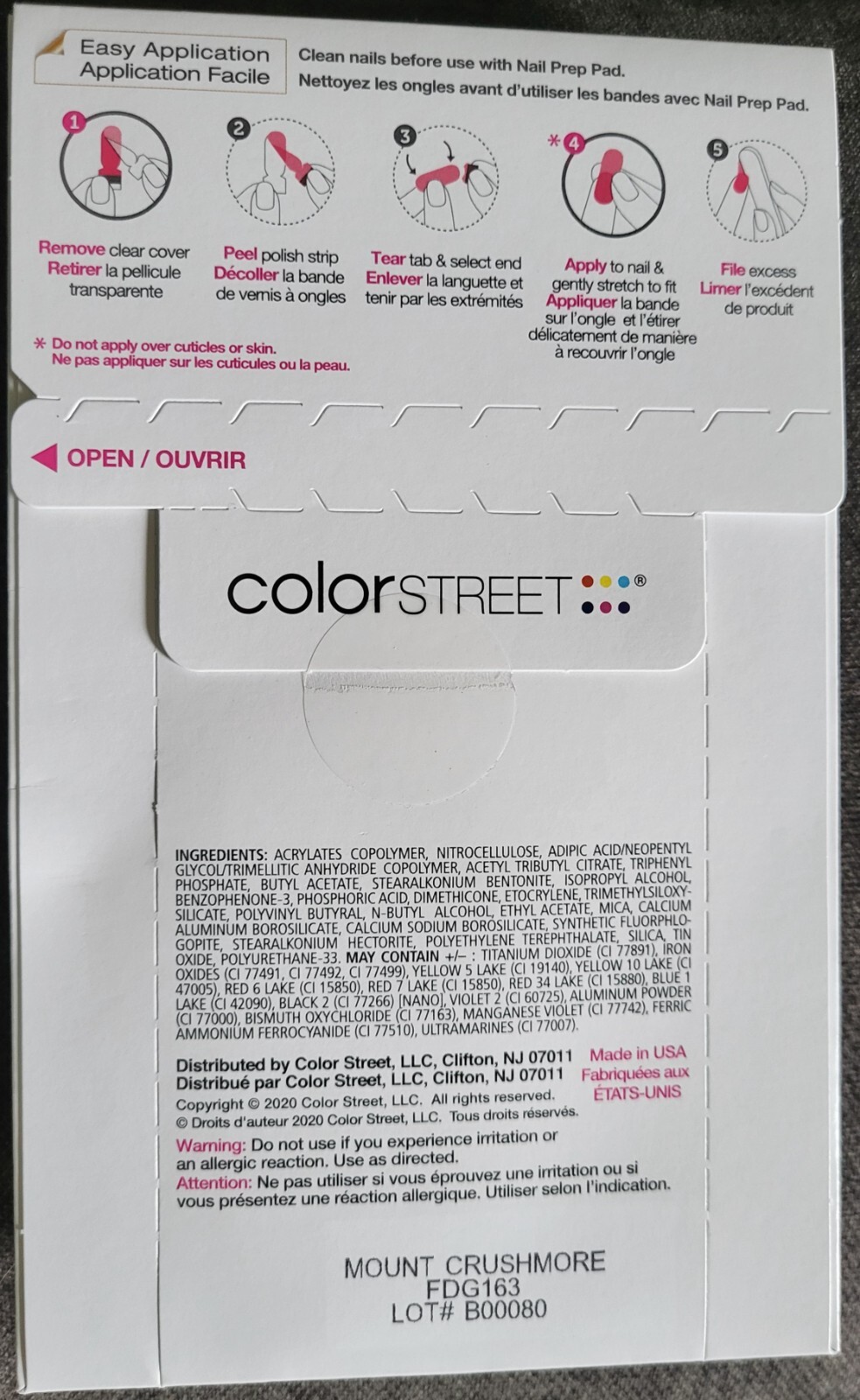 Color Street Nail Strips ~ M-Z ~ GLITTER, GLITTERS, SHIMMERS ~ various styles