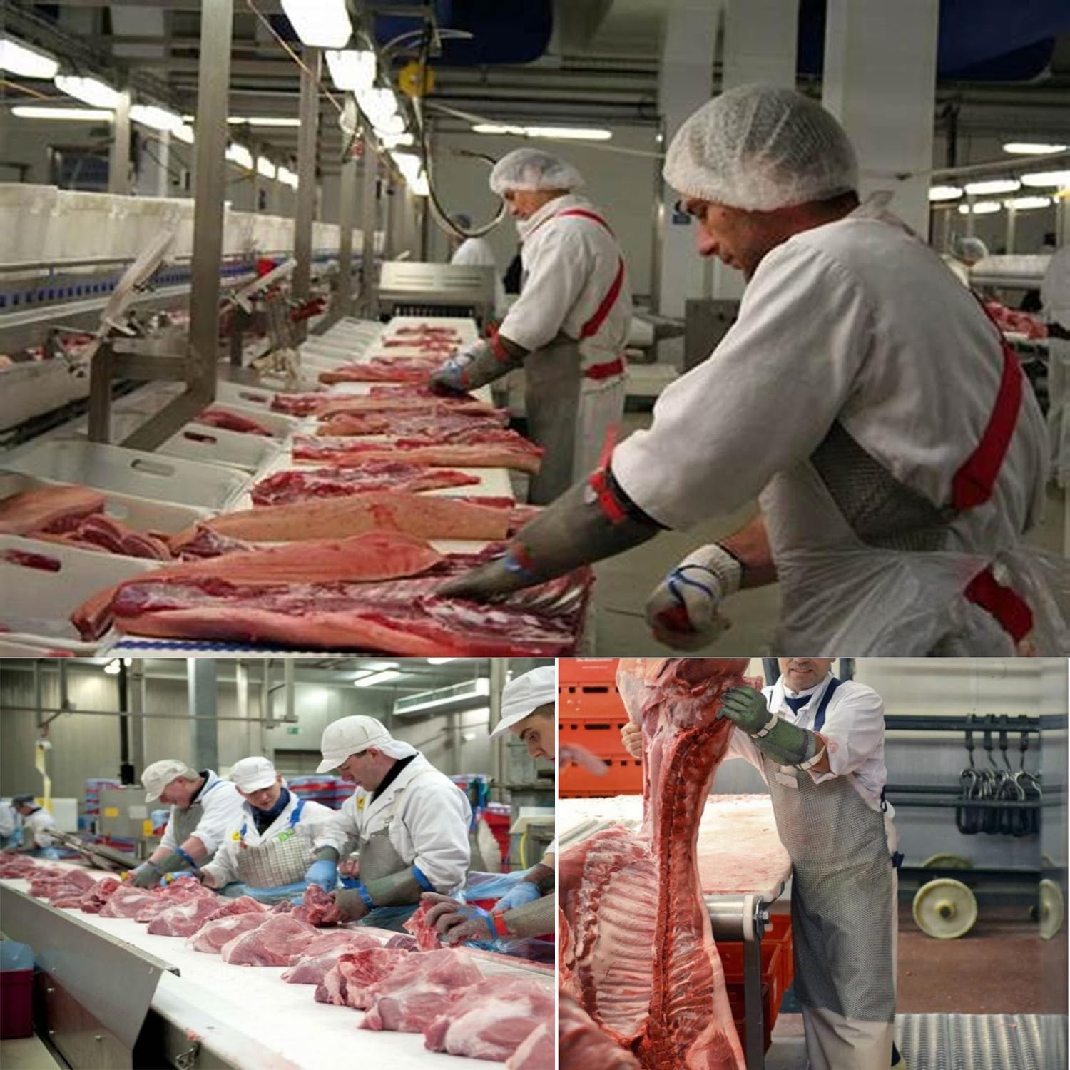 Chainmail Apron for Butcher, Cut Resistant Apron for Meat Cutting, Food Grade...