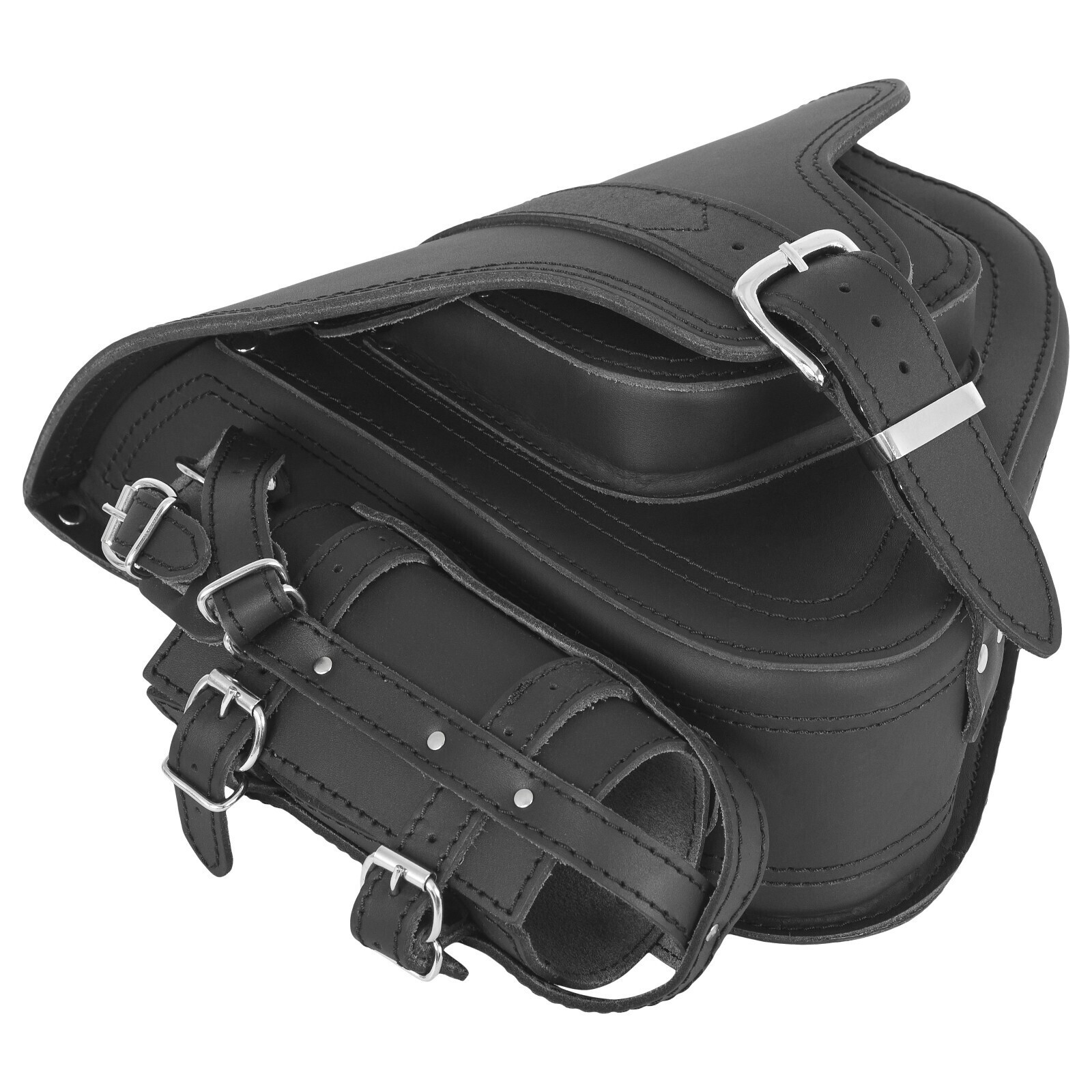 Swing Bag Hades Black + Soft XS 2018 Holder Compatible With Harley Davidson