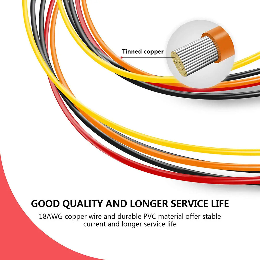 2x SATA Power 15 Pin Y Splitter Cable Adapter Male to Female SSD HDD Hard Drive