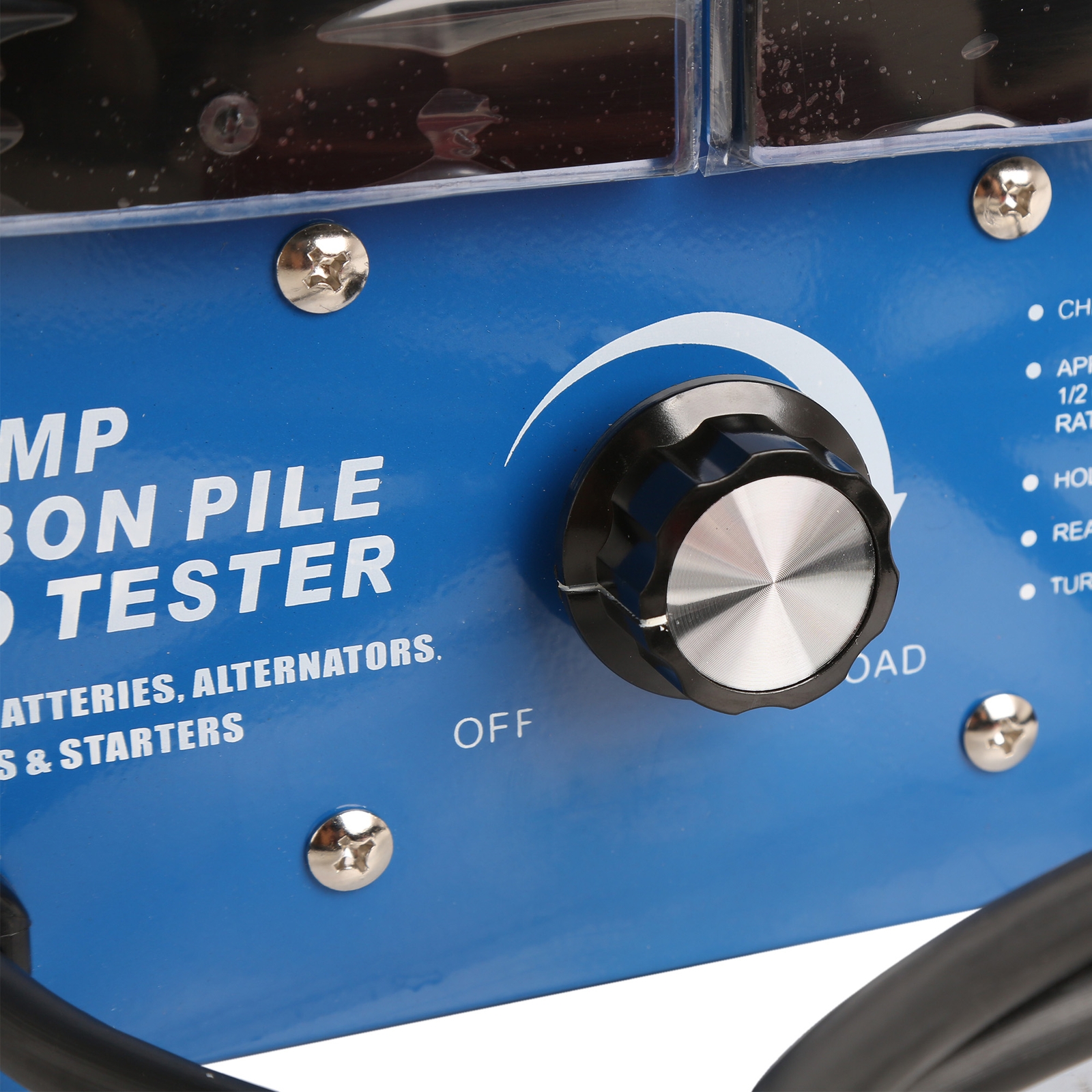 Carbon Pile Load Tester Alternator Test Tool 6-12 Volt Battery Regulator 500 Amp