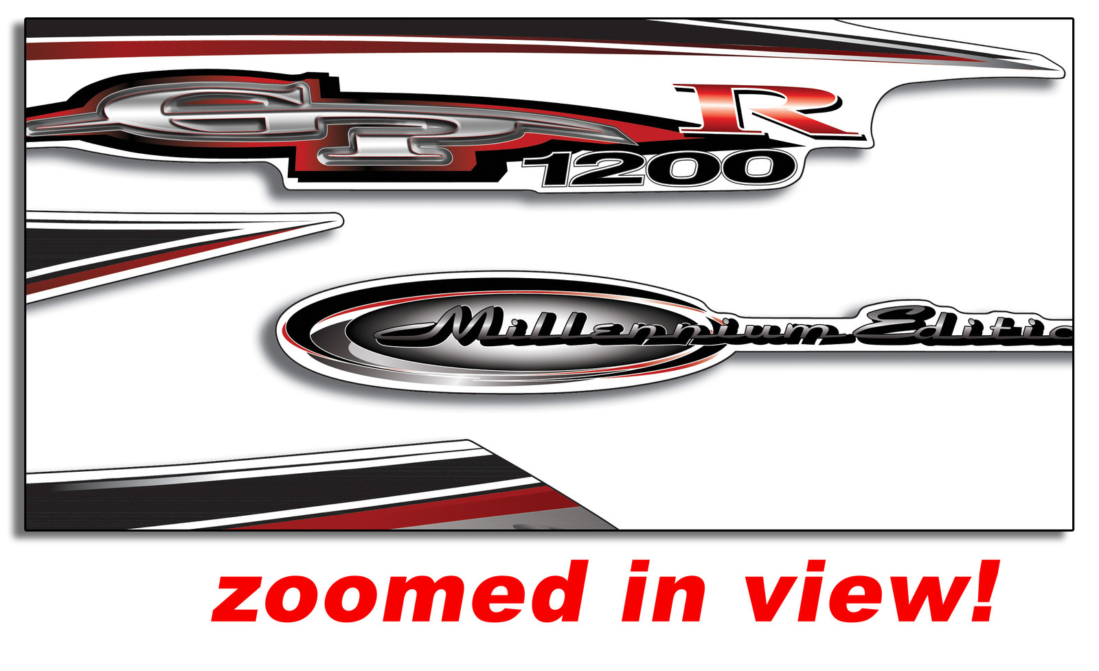 2000 YAMAHA GP1200R MILLENIUM EDITION DECAL KIT WAVERUNNER GRAPHICS 1200 R GPR