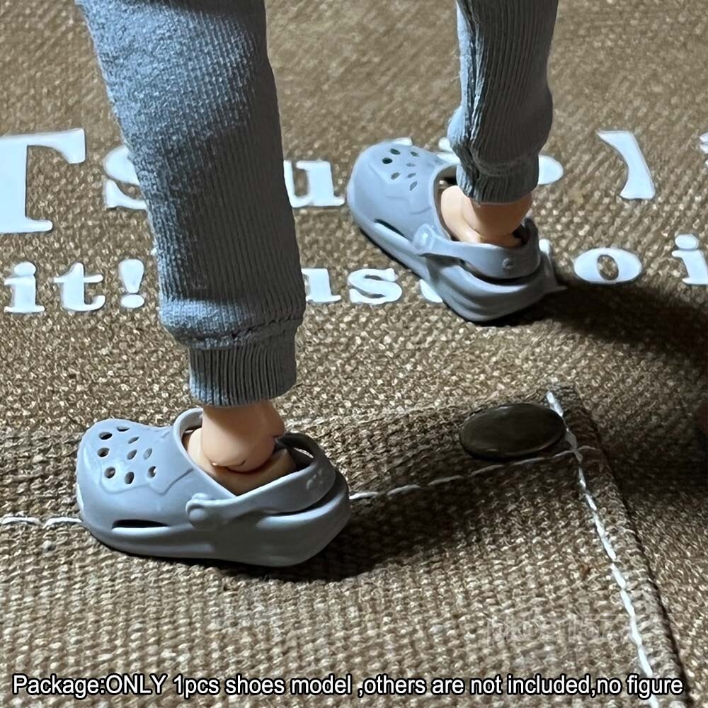 Unpainted 1/12 Shoes Model For 6" Female Romankey Action Figure