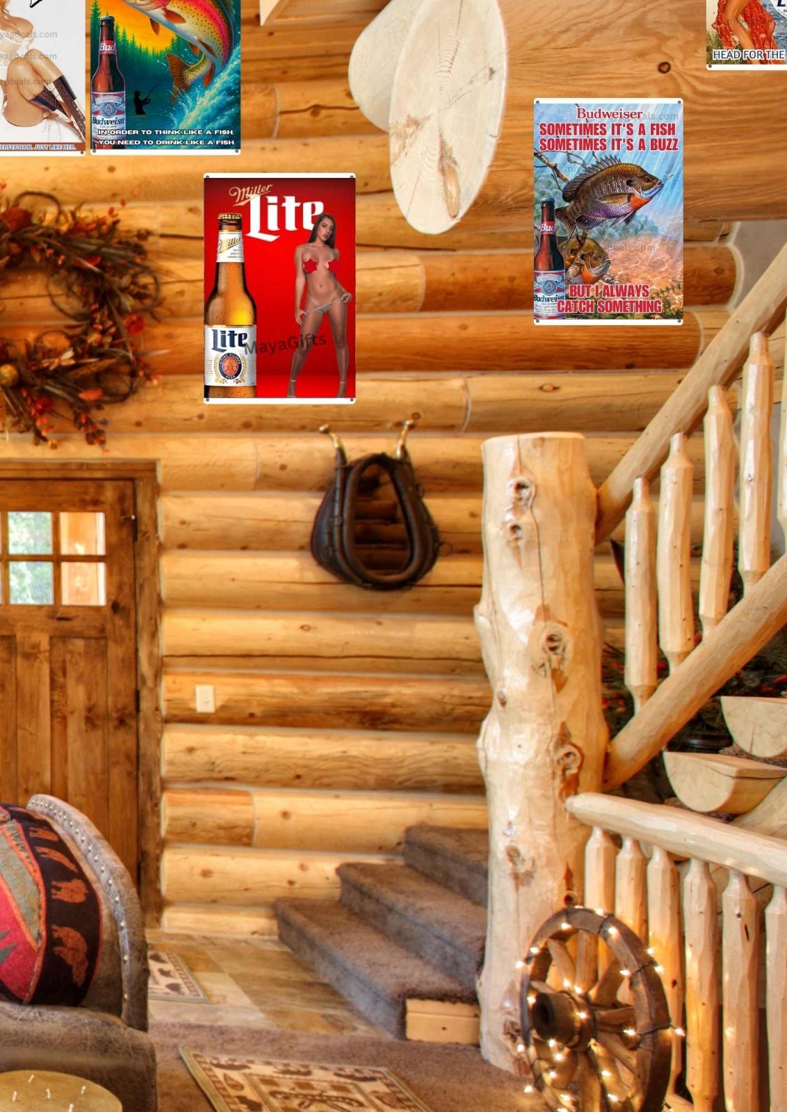 Miller Lite Beer Carrie Underwood Metal Sign Man Cave Bar Pub Decor Read Des