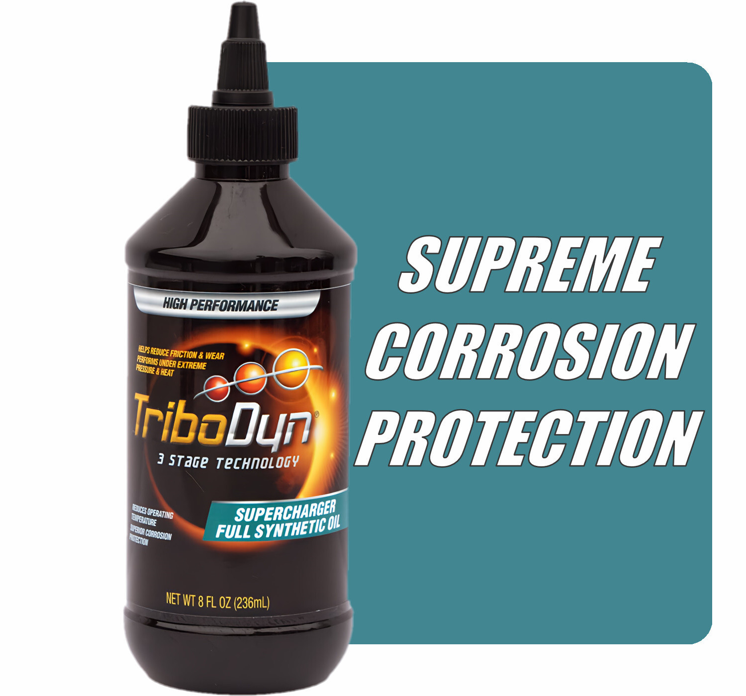TriboDyn 50W Full Synthetic Supercharger Oil - 8 OZ Bottle