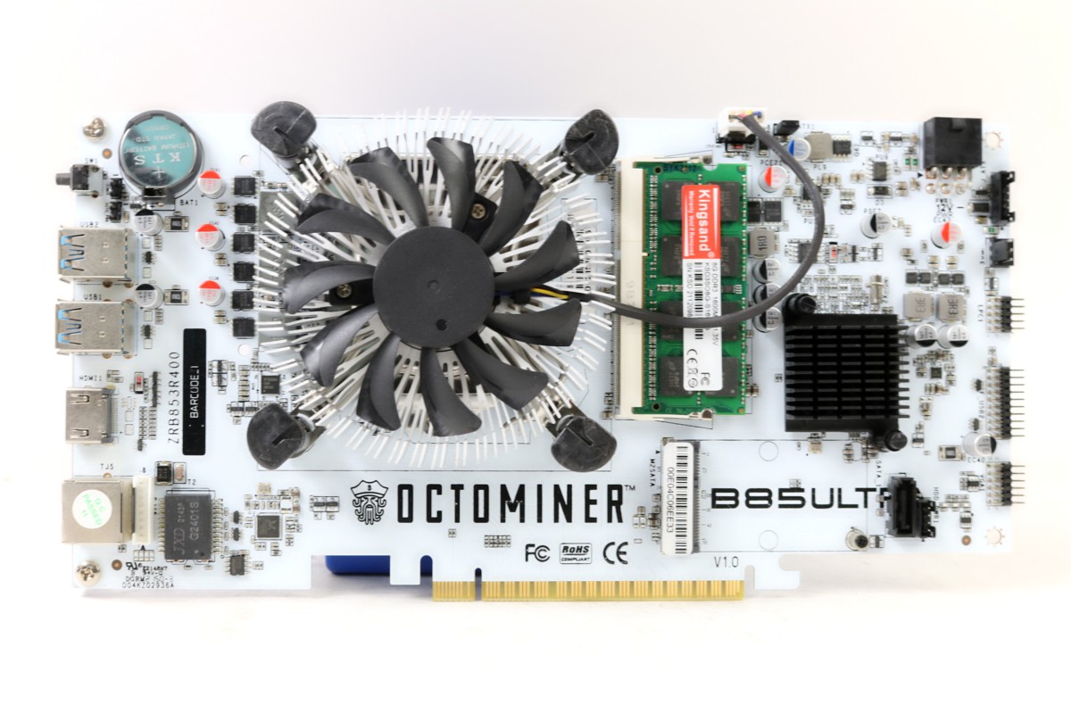 Octominer X8 Ultra GPU Riserless Mining Motherboard Kit w/ CPU and RAM | Fast...