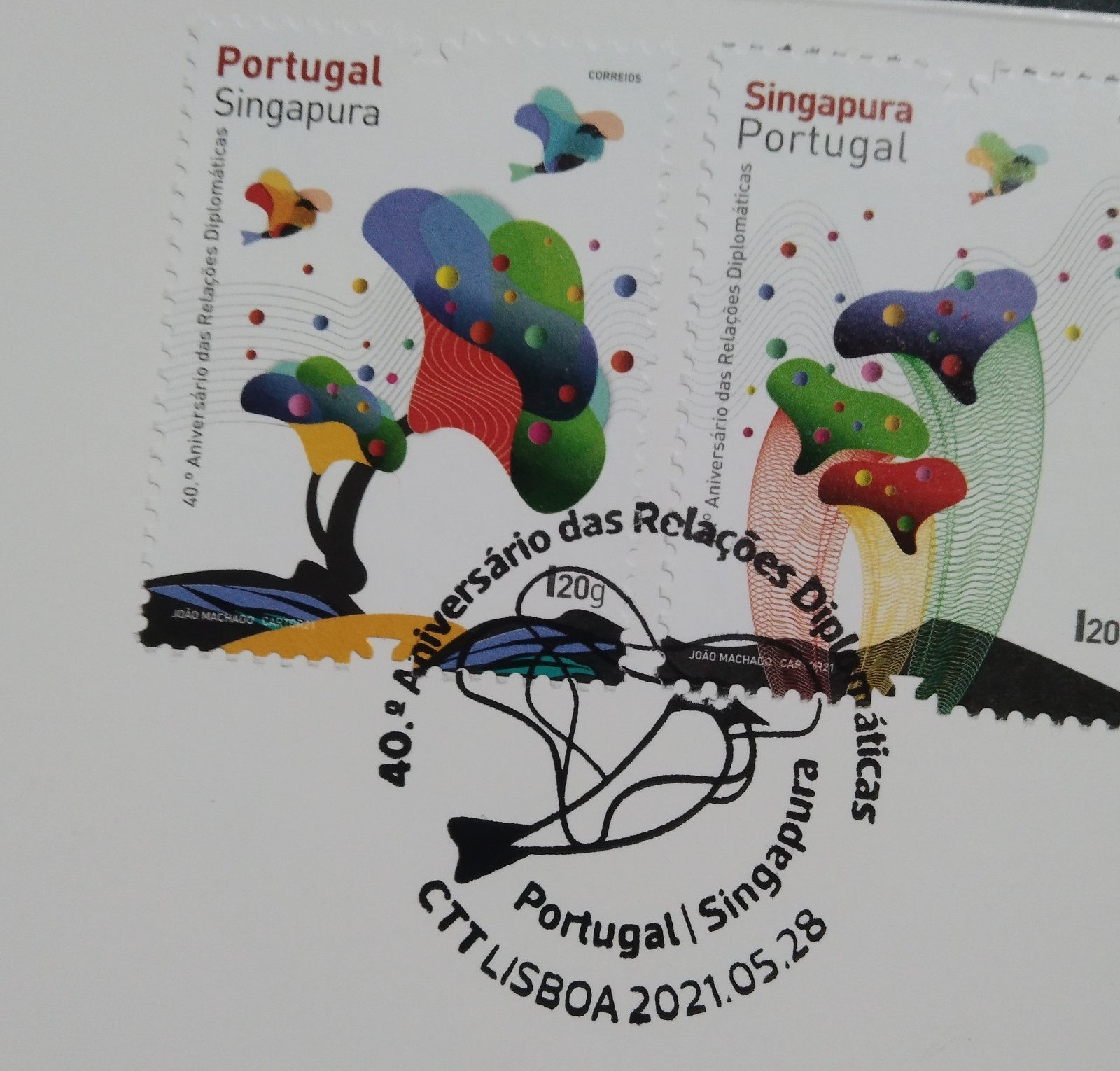 Portugal Singapore Joint Issue First Day Cover 2021-ZZIAA