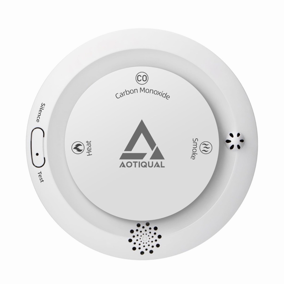 3-in-1 Carbon Monoxide / Smoke / Heat Detector 10-Year Battery Fire Alarm