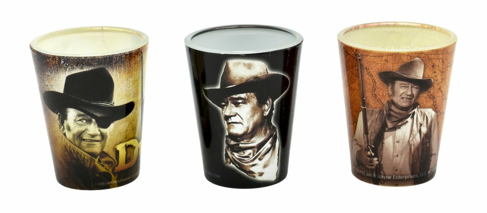 John Wayne Duke Shot Glass Set of 3