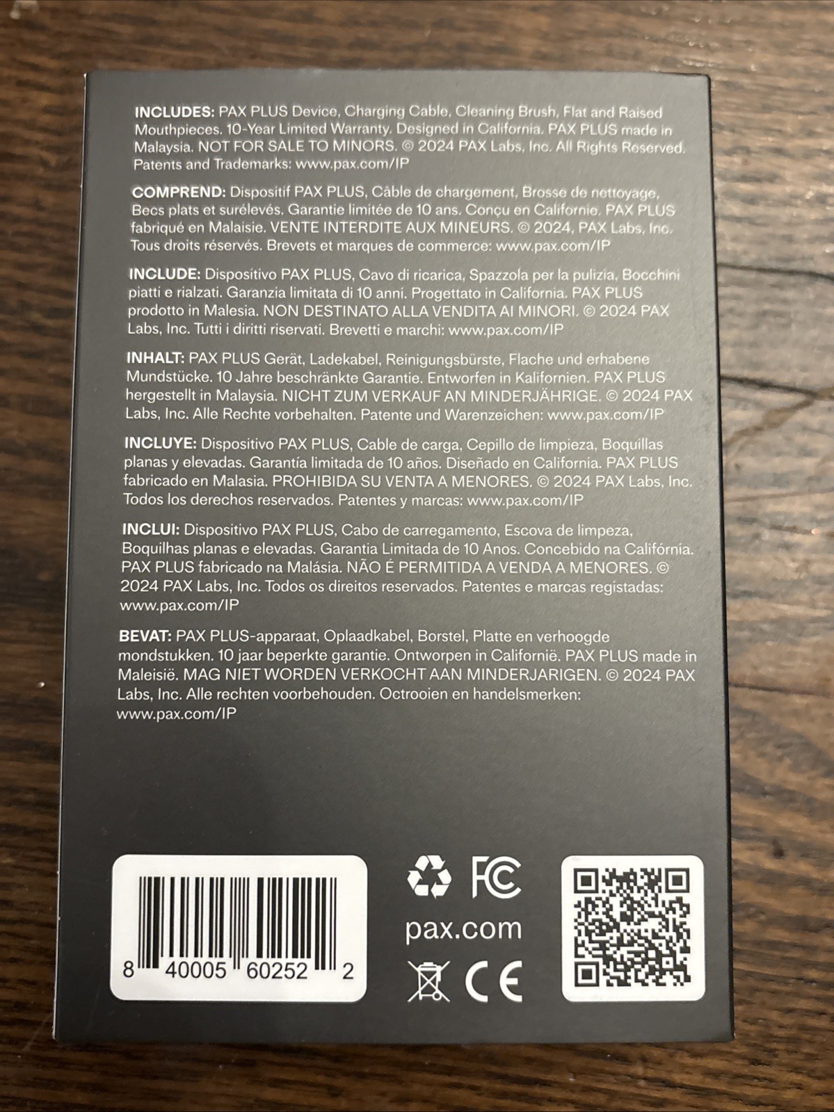 PAX Plus Black Aromatherapy Starter Kit - New, Free Shipping