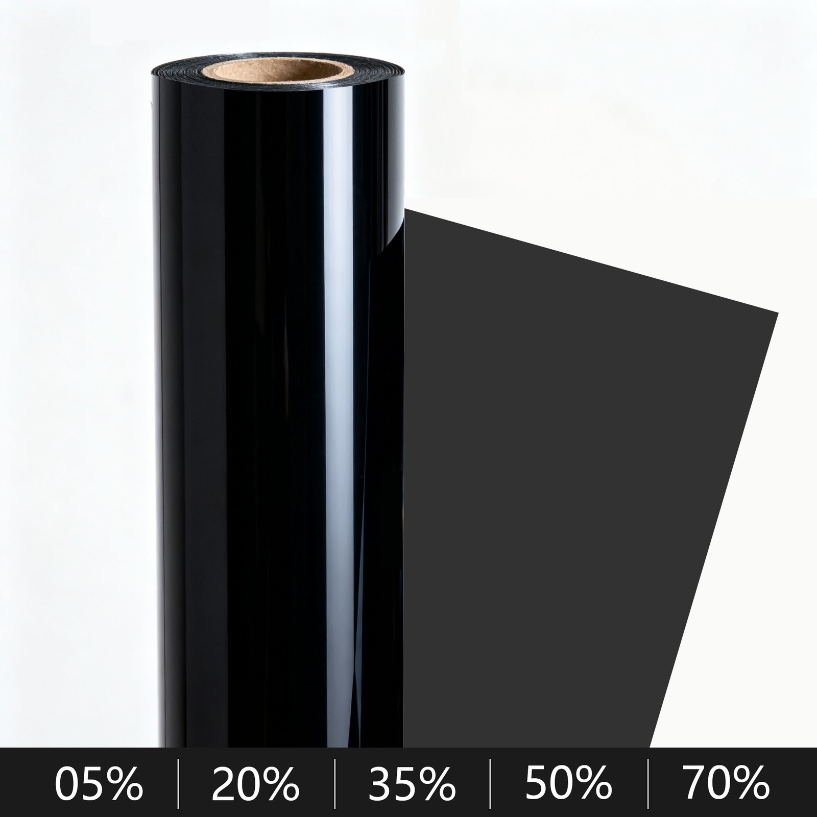 Window Tint Film Roll for Home, Office, Car, Truck, Auto - Any Size & Shadel PET