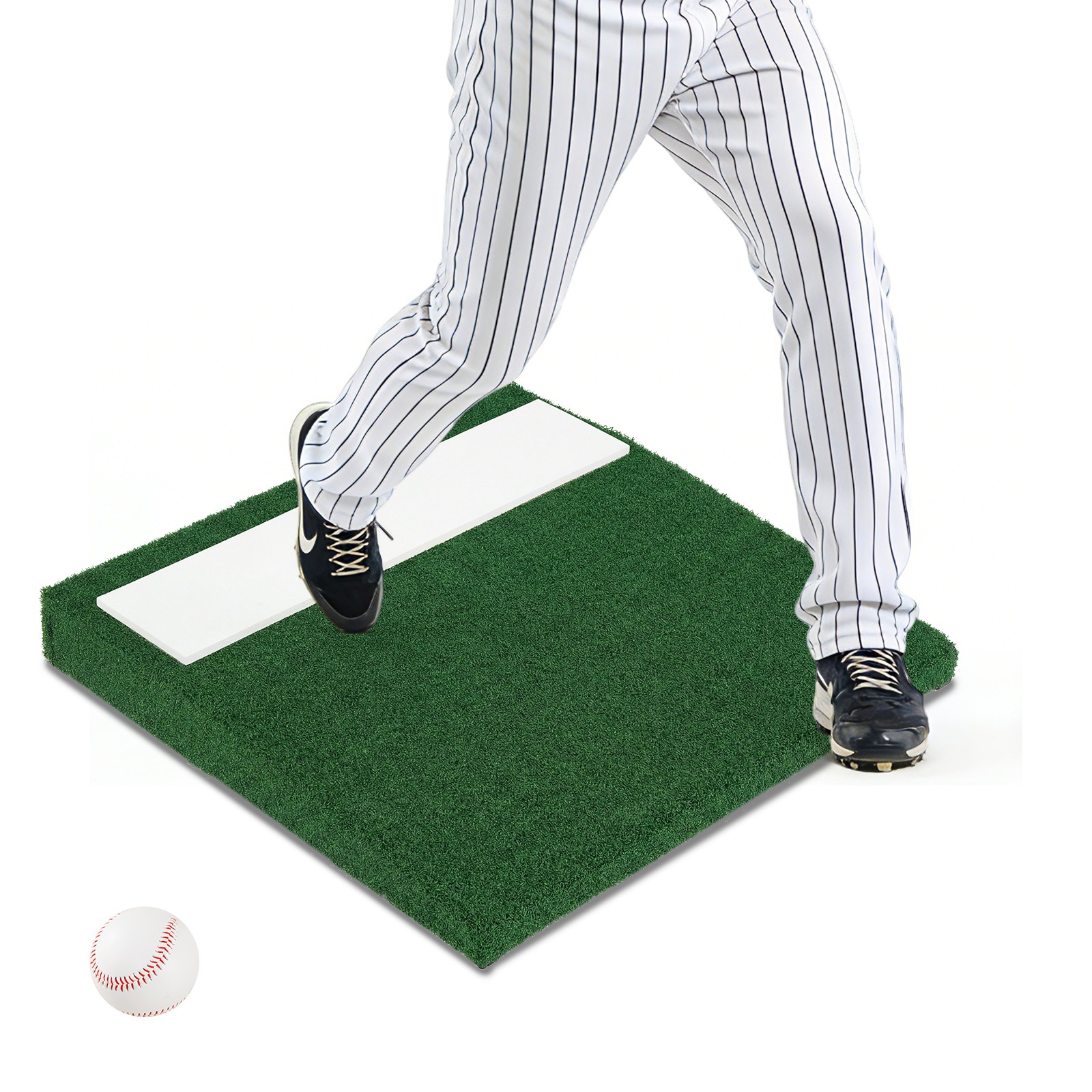 Portable Pitching Mound w/Baseball, Pitching EVA, Carry Handle, Youth Baseball