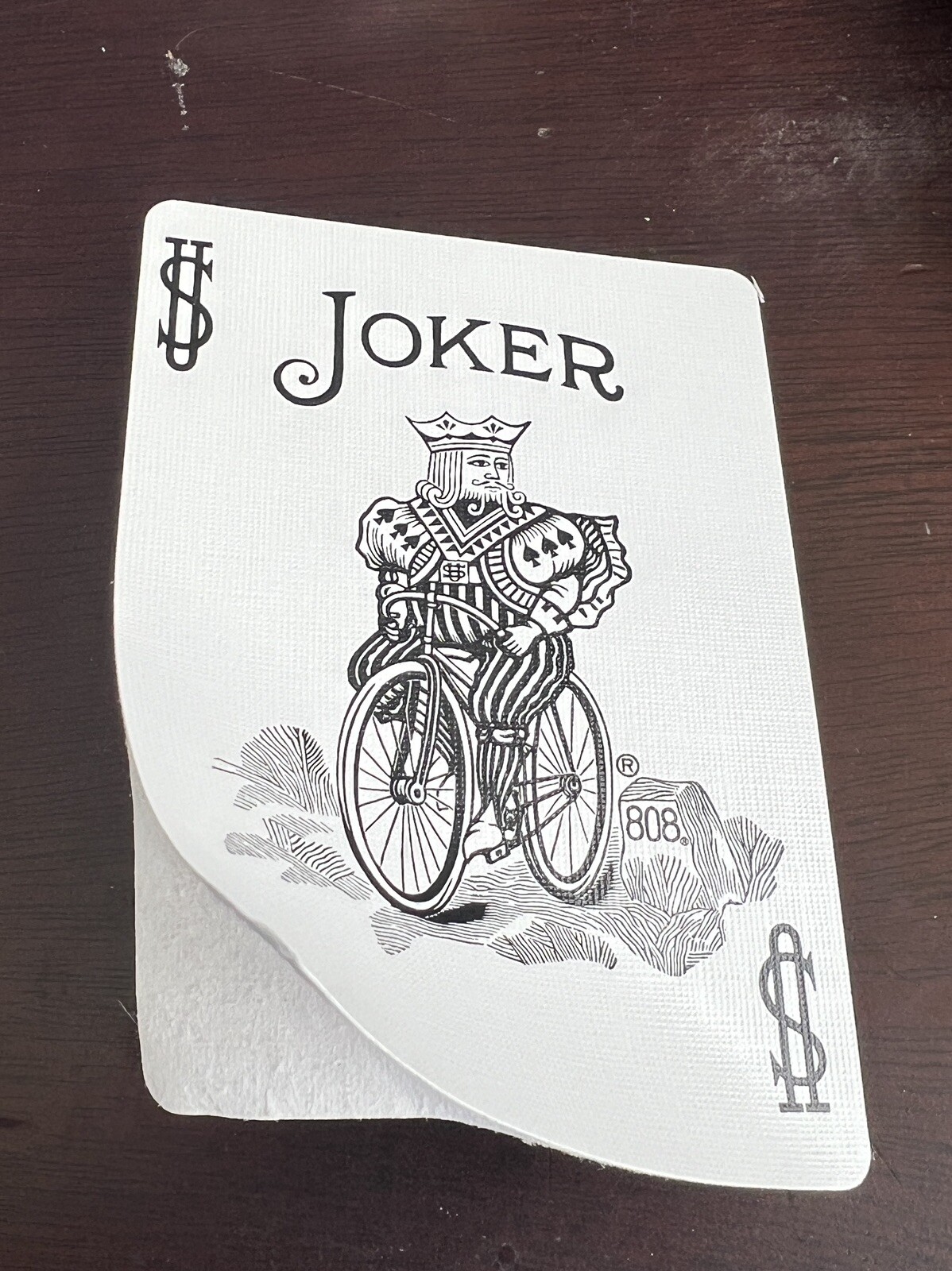 Custom Made Split Gaff Playing Card / Double Face / Your Choice Front and Back