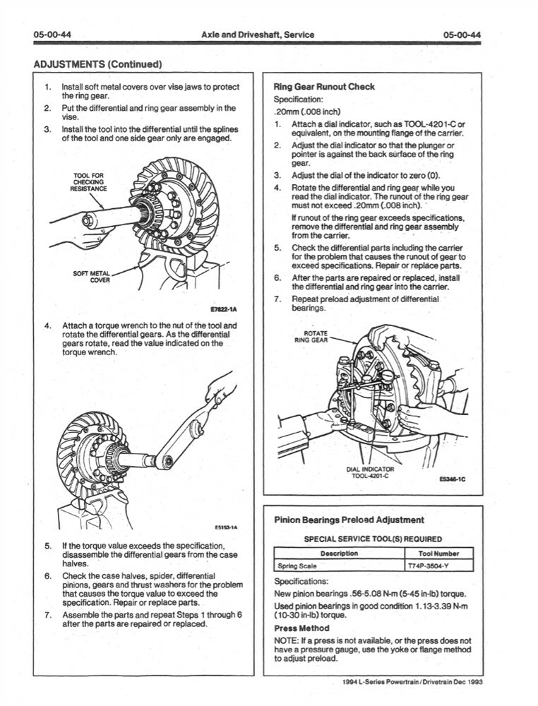 1994 Ford L-Series Heavy Duty Truck Shop Service Repair Manual