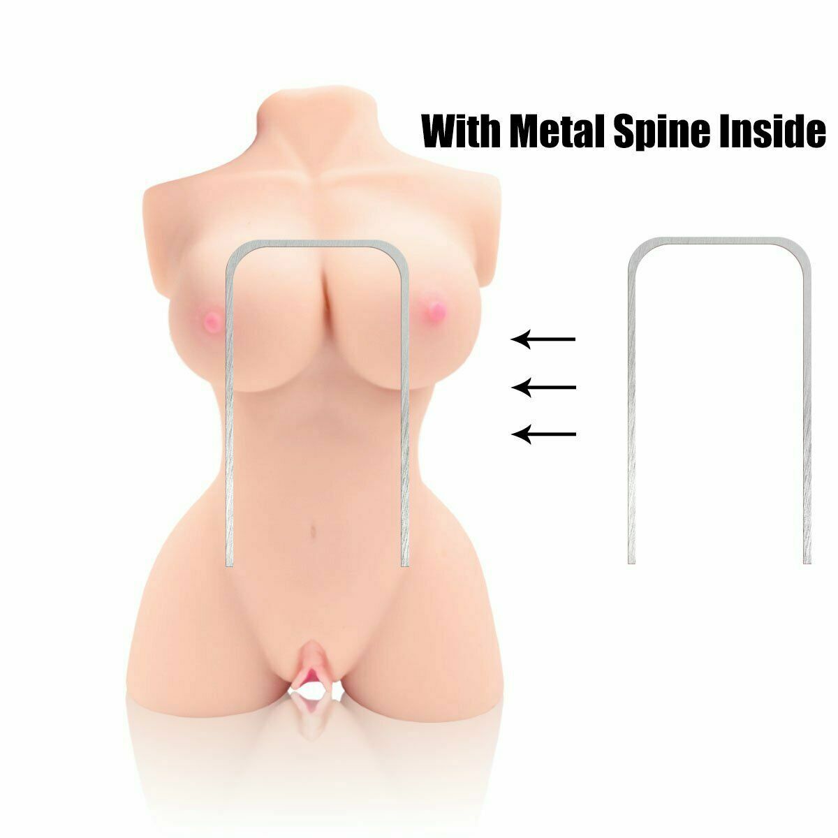 Male-Realistic-Size-Soft-Silicone-Sex-Doll-Adult-Love-Torso-Doll for Men toy