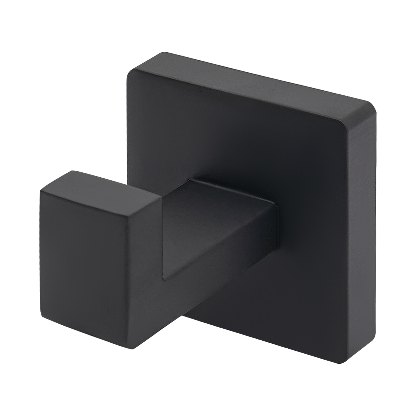 10-Piece Matte Black Bathroom Accessories Set with Towel Bars and Hooks