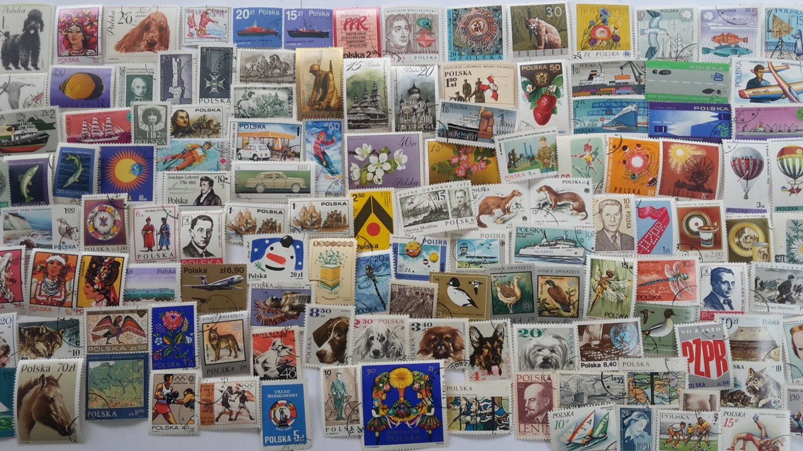 Poland Stamps Collection - 100 to 3000 Different Stamps